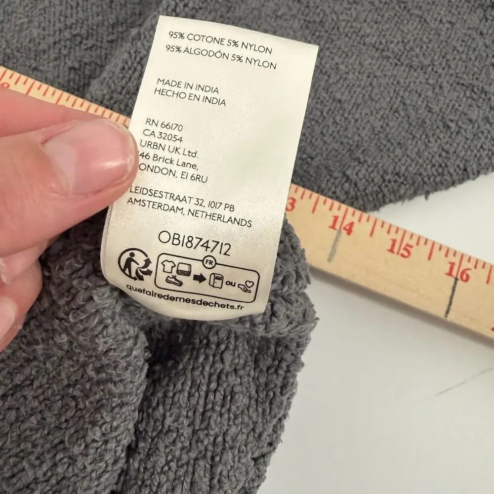 We The Free Free People Drifting Pullover Sweatshirt Oversized Comfy Gray Sz XS - Picture 9 of 10